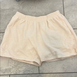 Brandy Melville womens Cream Shorts